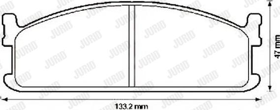 Jurid 572335J - Kit pastiglie freno, Freno a disco autozon.pro