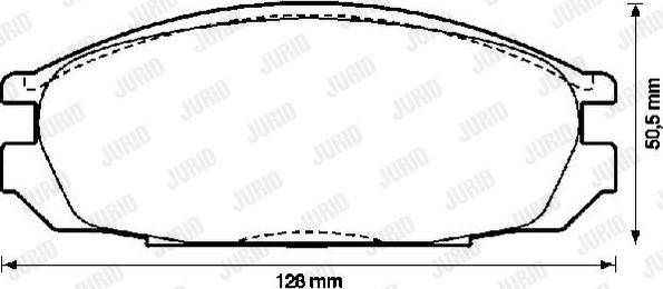 Jurid 572290J - Kit pastiglie freno, Freno a disco autozon.pro