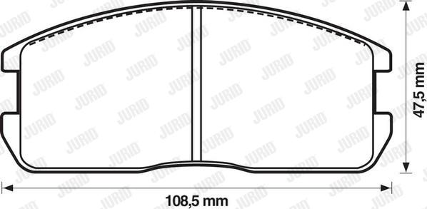 Jurid 572209J - Kit pastiglie freno, Freno a disco autozon.pro