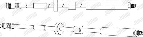 Jurid 173110J - Flessibile del freno autozon.pro