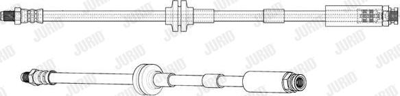 Jurid 173124J - Flessibile del freno autozon.pro