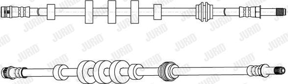 Jurid 173125J - Flessibile del freno autozon.pro