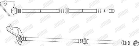 Jurid 173179J - Flessibile del freno autozon.pro