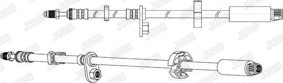 Jurid 173175J - Flessibile del freno autozon.pro