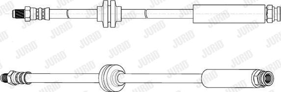 Jurid 173176J - Flessibile del freno autozon.pro