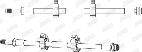 Jurid 173171J - Flessibile del freno autozon.pro