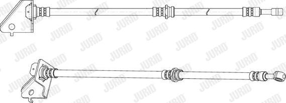 Jurid 173178J - Flessibile del freno autozon.pro