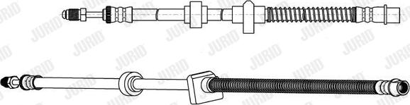 Jurid 173305J - Flessibile del freno autozon.pro