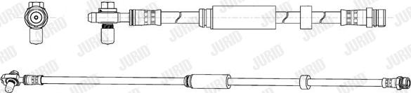 Jurid 173259J - Flessibile del freno autozon.pro