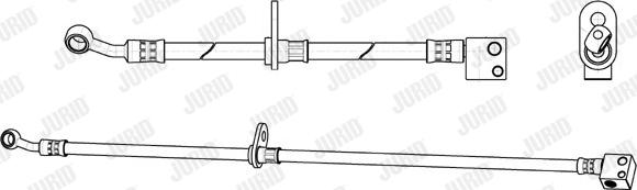 Jurid 173261J - Flessibile del freno autozon.pro