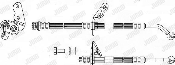 Jurid 172940J - Flessibile del freno autozon.pro