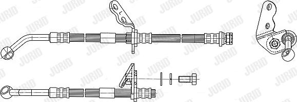 Jurid 172941J - Flessibile del freno autozon.pro