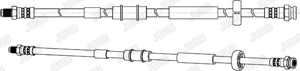 Jurid 172984J - Flessibile del freno autozon.pro