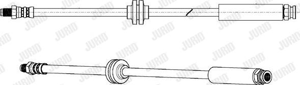 Jurid 172987J - Flessibile del freno autozon.pro