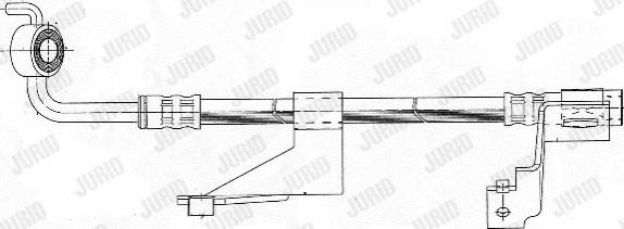 Jurid 172598J - Flessibile del freno autozon.pro