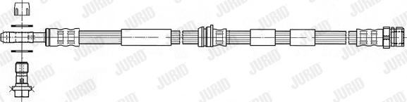 Jurid 172583J - Flessibile del freno autozon.pro