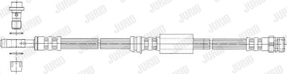 Jurid 172667J - Flessibile del freno autozon.pro