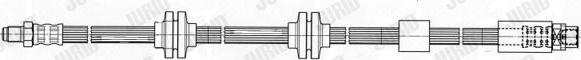 Jurid 172706J - Flessibile del freno autozon.pro