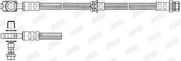 Jurid 172702J - Flessibile del freno autozon.pro