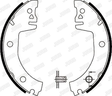 Jurid 361535J - Kit ganasce freno autozon.pro