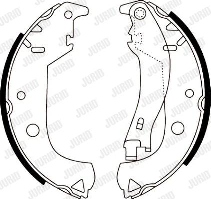 Jurid 362411J - Kit ganasce freno autozon.pro