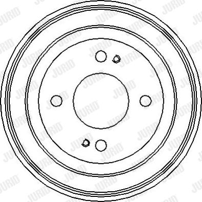 Jurid 329060J - Tamburo freno autozon.pro