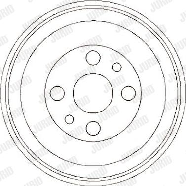 Jurid 329019J - Tamburo freno autozon.pro