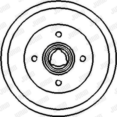 Jurid 329126J - Tamburo freno autozon.pro