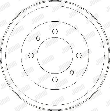 Jurid 329303J - Tamburo freno autozon.pro