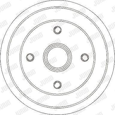 Jurid 329317J - Tamburo freno autozon.pro