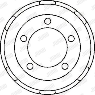 Jurid 329258J - Tamburo freno autozon.pro