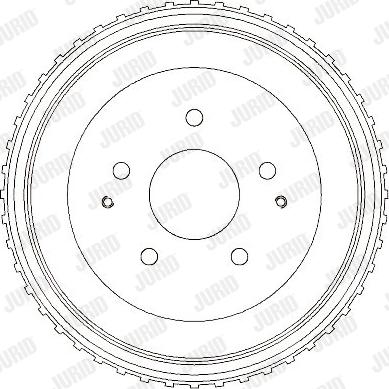 Jurid 329286J - Tamburo freno autozon.pro