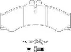 Sangsin Brake SP1277 - Kit pastiglie freno, Freno a disco autozon.pro