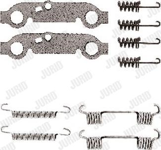 Jurid 771040J - Kit accessori, Ganasce freno autozon.pro