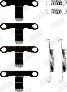 Jurid 771050J - Kit accessori, Ganasce freno autozon.pro