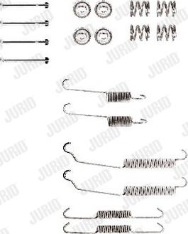 Jurid 771061J - Kit accessori, Ganasce freno autozon.pro