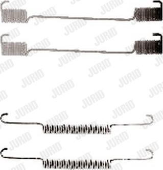 Jurid 771024J - Kit accessori, Ganasce freno autozon.pro