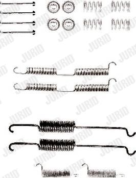 Jurid 771149J - Kit accessori, Ganasce freno autozon.pro