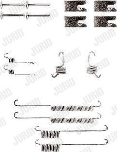 Jurid 771151J - Kit accessori, Ganasce freno autozon.pro