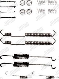 Jurid 771165J - Kit accessori, Ganasce freno autozon.pro