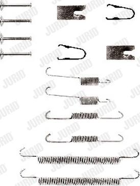 Jurid 771305J - Kit accessori, Ganasce freno autozon.pro