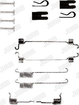 Jurid 771301J - Kit accessori, Ganasce freno autozon.pro