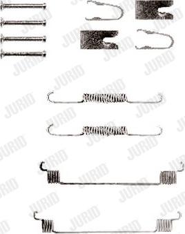 Jurid 771303J - Kit accessori, Ganasce freno autozon.pro