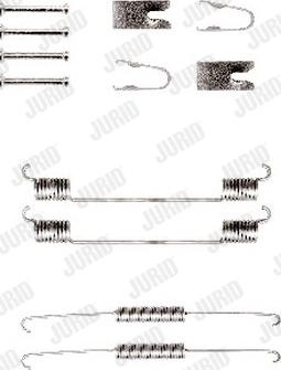 Jurid 771293J - Kit accessori, Ganasce freno autozon.pro