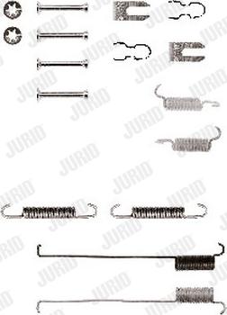 Jurid 771266J - Kit accessori, Ganasce freno autozon.pro