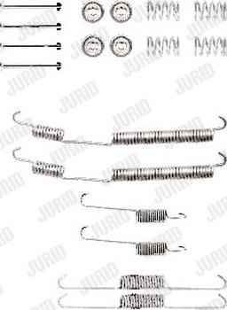 Jurid 771263J - Kit accessori, Ganasce freno autozon.pro