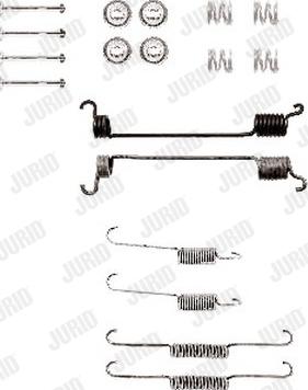 Jurid 771267J - Kit accessori, Ganasce freno autozon.pro