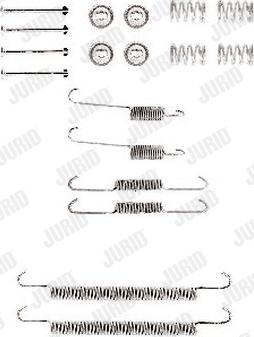 Jurid 771285J - Kit accessori, Ganasce freno autozon.pro