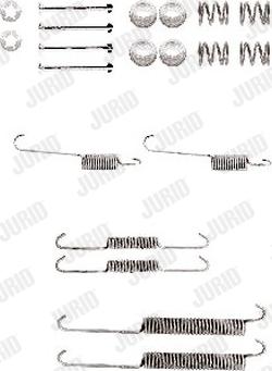 Jurid 771288J - Kit accessori, Ganasce freno autozon.pro