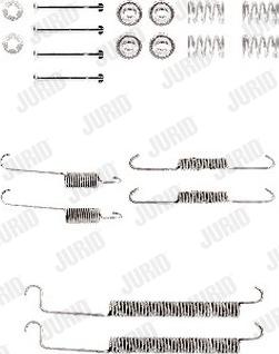 Jurid 771282J - Kit accessori, Ganasce freno autozon.pro